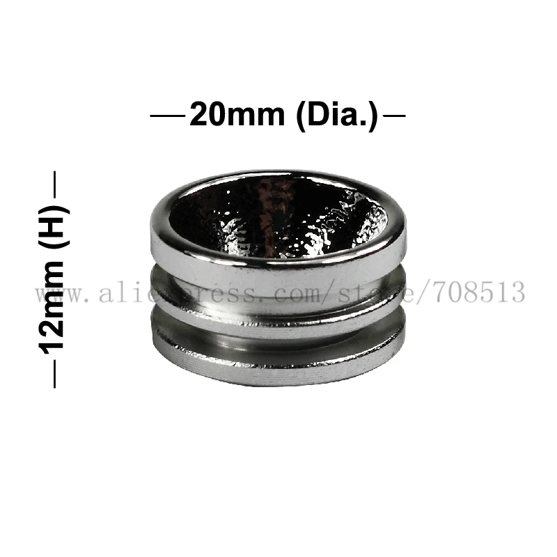 20mm(D) x 12mm(H) OP Aluminum Reflector for S2 Plus / S3 Flashlight