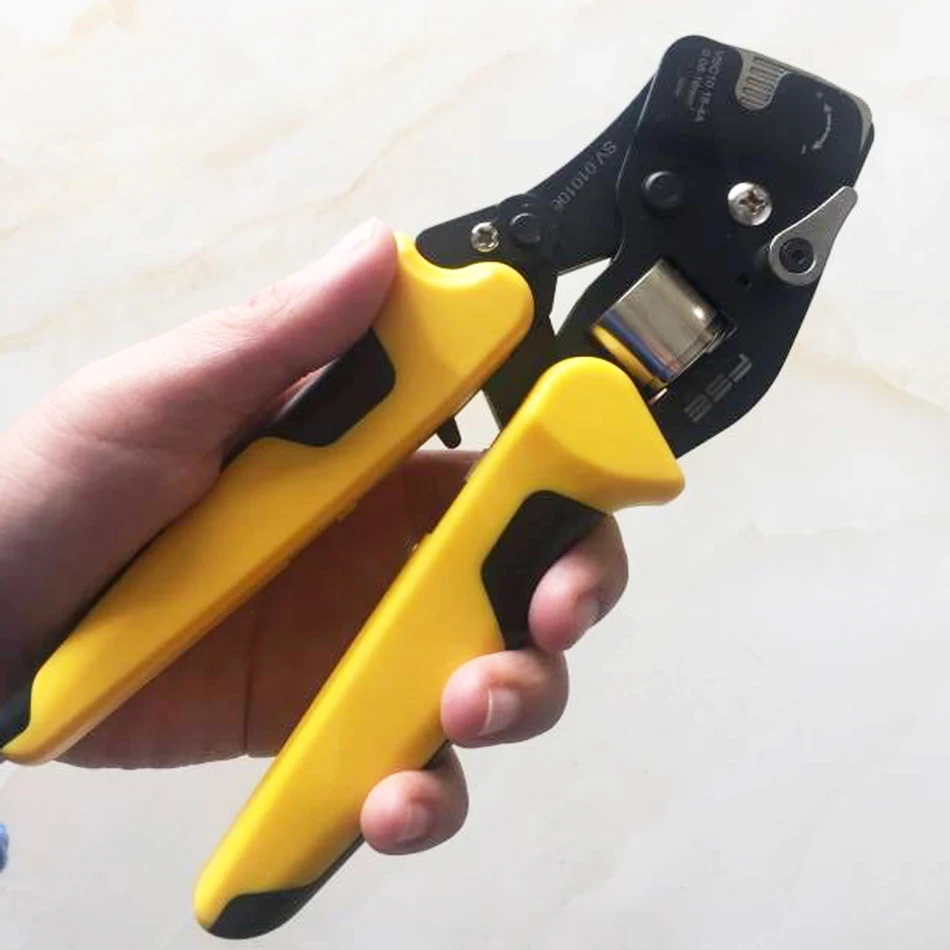 HSC10 16-4A mini-type self-adjustable crimping pliers multi tool Casing type special clamp 0.25-16mm