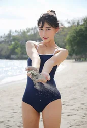 Nuova scuola Giapponese costumi da bagno lolita delle donne della ragazza studente sexy blu scuro pannello esterno Sveglio anime cosplay spiaggia di Un pezzo del costume da bagno