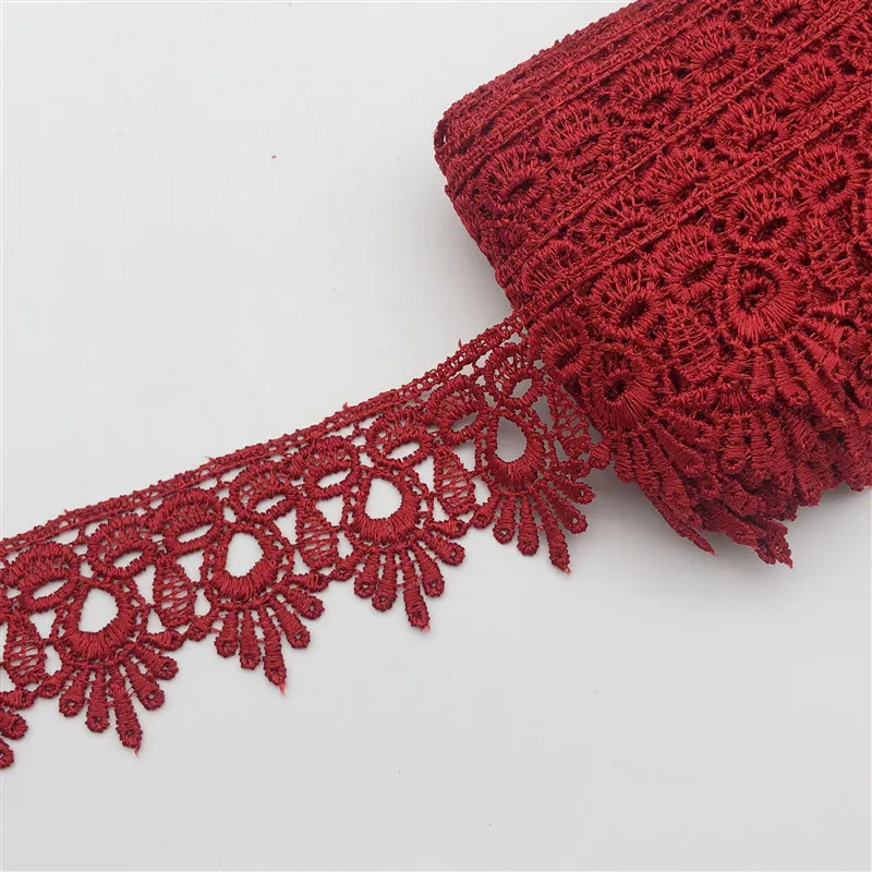 15yards Venise Lace trim wedding DIY crafted sewing polyester lace  wholesale  4.5cm