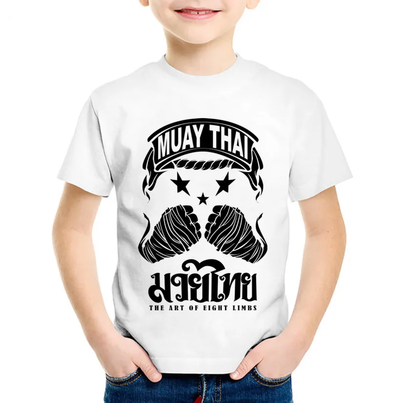 

Fashion Print Ultimate Fighting Muay Thai Hardcore Fight Children T-shirts Kids Summer Tees Boys/Girls Tops Baby Clothes,HKP552