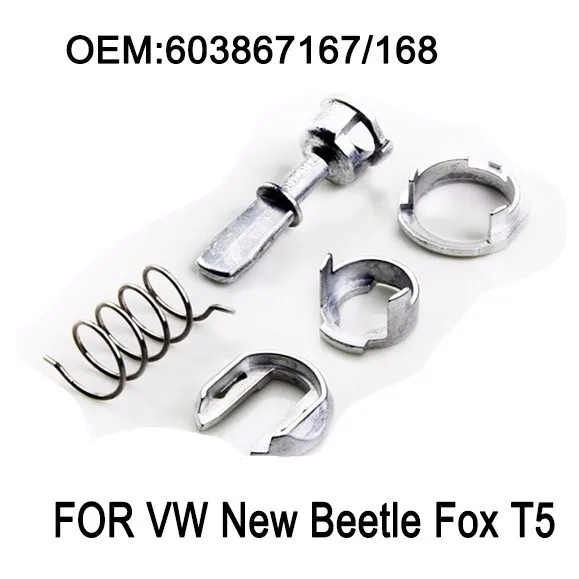 For VW New Beetle Fox T5 Transporter V Polo 9N Door Lock Cylinder Repair Kit. Long: 38.5mm 2/3 - Doors front left or right