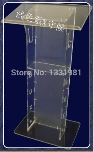 Pulpit furniture Free Shipping Modern Design Cheap Transparent Acrylic Lectern Acrylic pulpit