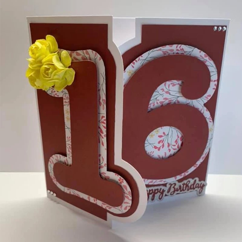 10cm Large Numbers 0-9 Cutting Dies&Plastic Stencil Paper Card Album Making Scrapbooking Template Handicraft New Dies 2019 Decor