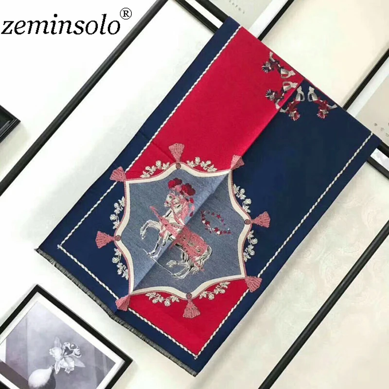 Za inverno vintage cachecol para mulher envolve bandana impressão cobertor senhora cachecóis xales cape cashmere cachecol sólido hijab stoles