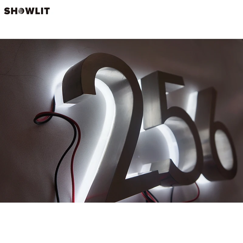 Custom Made Backlit Door House Numbers