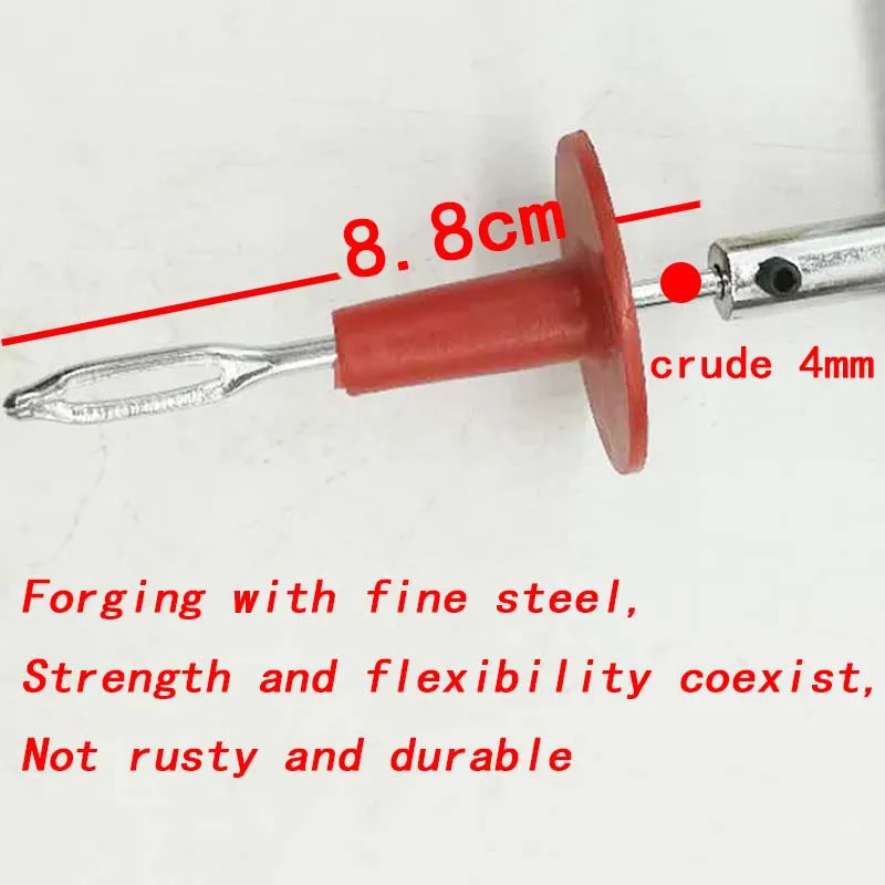 Attractive Car Auto Tubeless Tyre Puncture Plug Repair Tool / Probe Tool/ Closed eye Tire seal insert Tool R brand Suite