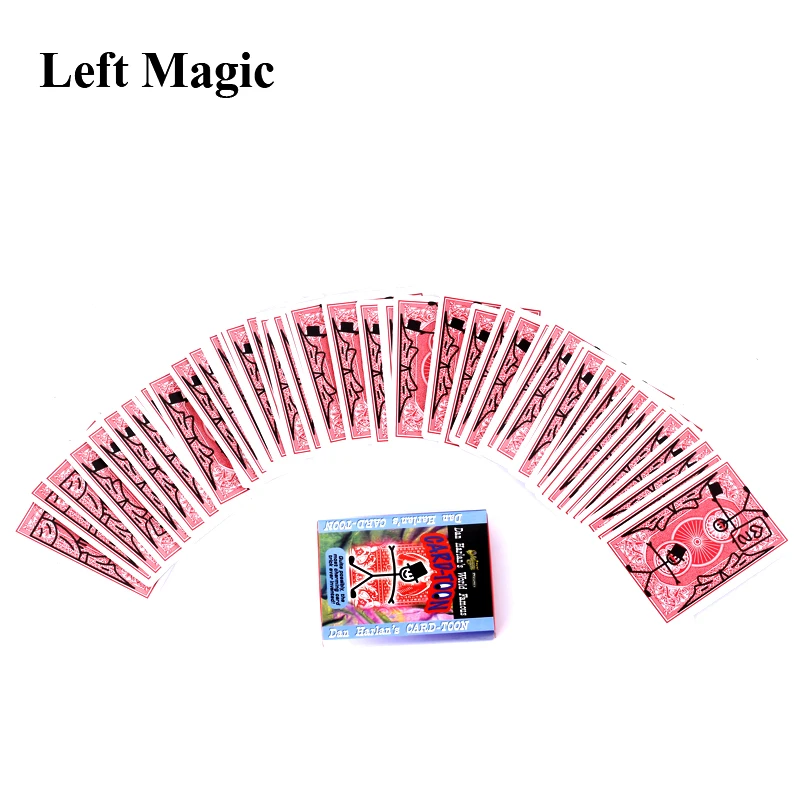 Magic Cartoon Cardtoon Deck Magic Tricks Pack Playing Card Toon Animation Prediction Funny Magic Magic Props Gimmick G8029