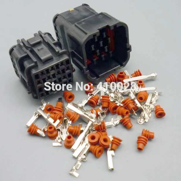 shhworldsea 14 Pin 2.0mm male female  MG640352 MG610350 Waterproof Electrical Terminal Auto Connector Sealed Cable Socket