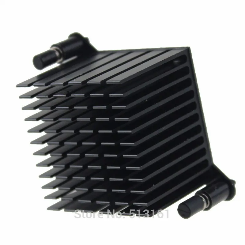 Gdstime 38x38x30mm Black Anodized Mini Cooling Aluminum Cooler Northbridge Heatsink