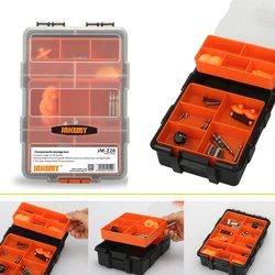 JAKEMY JM-Z20 Plastic Storage Box for Screws SMD Components Screwdriver Tweezers Maintenance Tools Storage Container