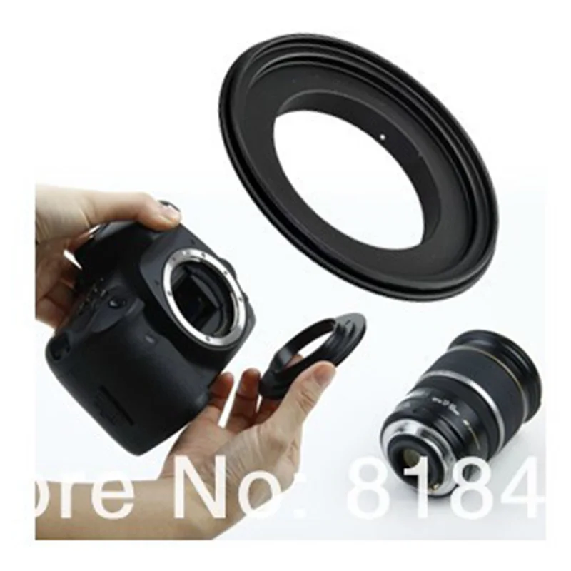 camera reverse adapter ring for canon   58mm Macro Reverse lens Adapter Ring for CANON EOS EF Mount 550d 650d 450d 700d 1000d