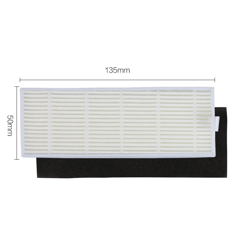 6x HEPA تصفية 6x الإسفنج تصفية 6x الجانب الأيسر فرشاة 6 الجانب الأيمن فرش ل ilife A40 x5 x620 A6 أجزاء مكنسة كهربائية