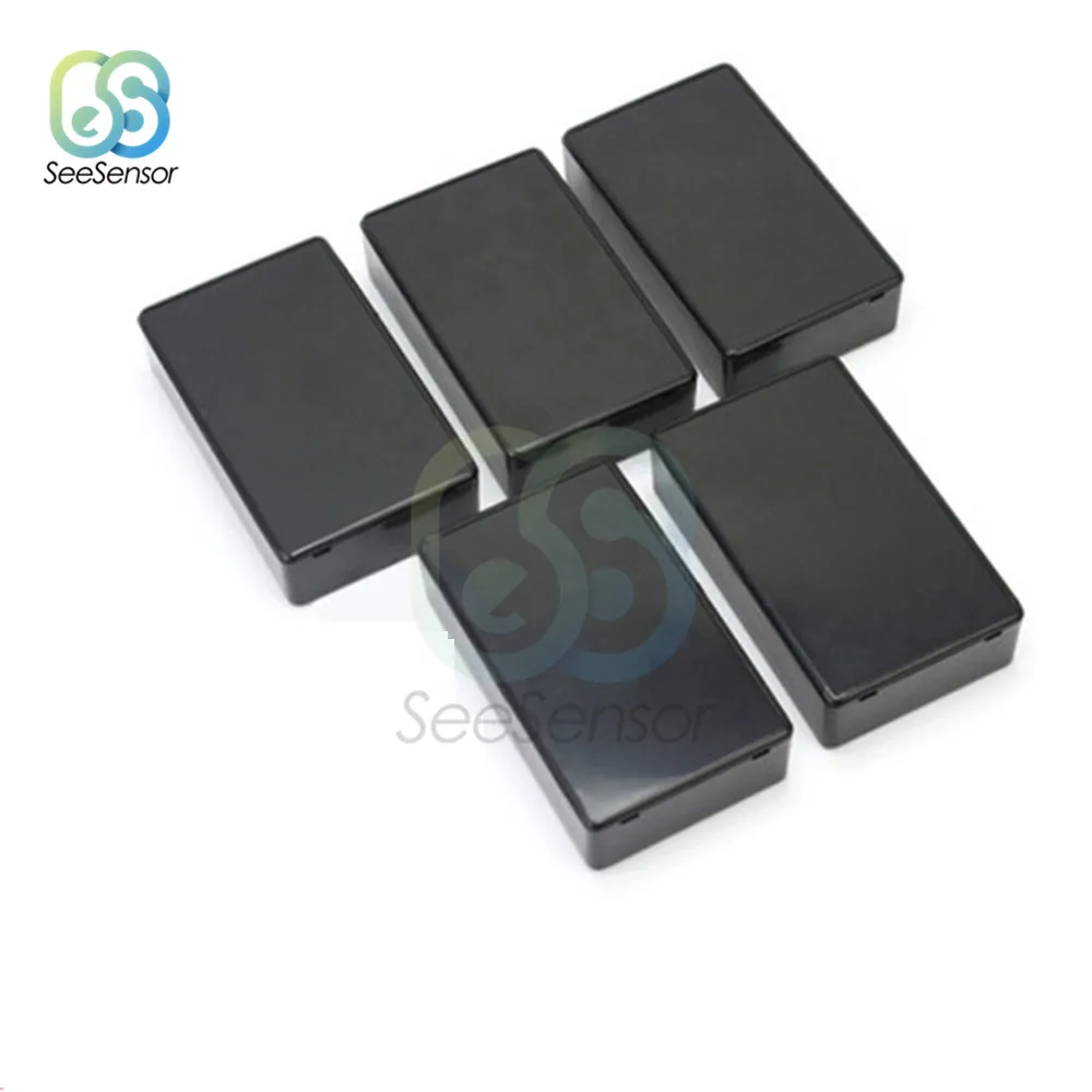 5Pcs Plastic Electronic Project Box Enclosure Instrument Case DIY 100x60x25mm