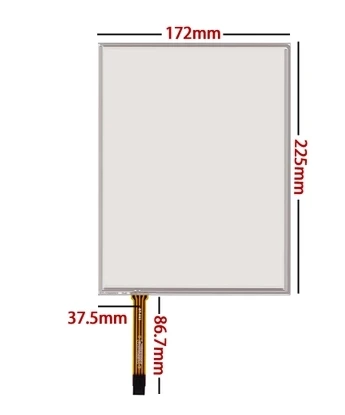 172mm*225mm new 10.4 inch touchscreen resistance four wire textile machine tool industry touch screen 172*225