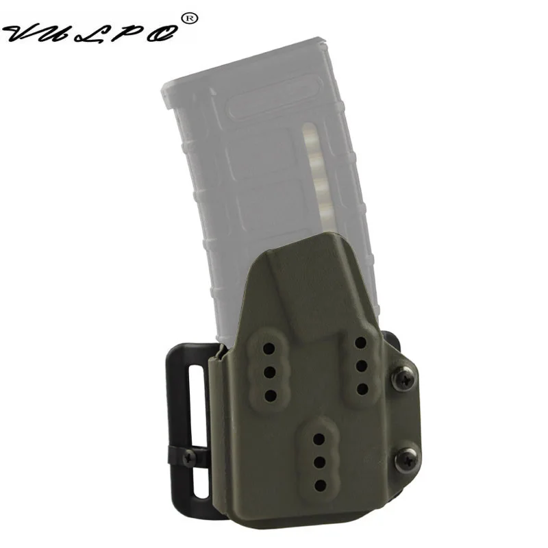 VULPO Tactical Kydex AR Mag Carrier 5.56mm Magazine Pouch For Belt System