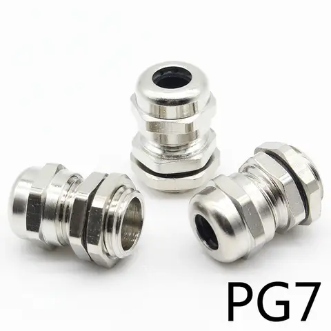 3PCS Waterproof Metal Cable Glands PG7 ELECAPITAL
