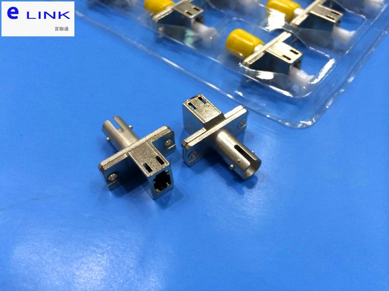 5 chiếc ST-LC sợi Adapter lai nữ để nữ Singlemode Multimode Coupler 1.25-2.5mm gốm tay kết nối ELINK