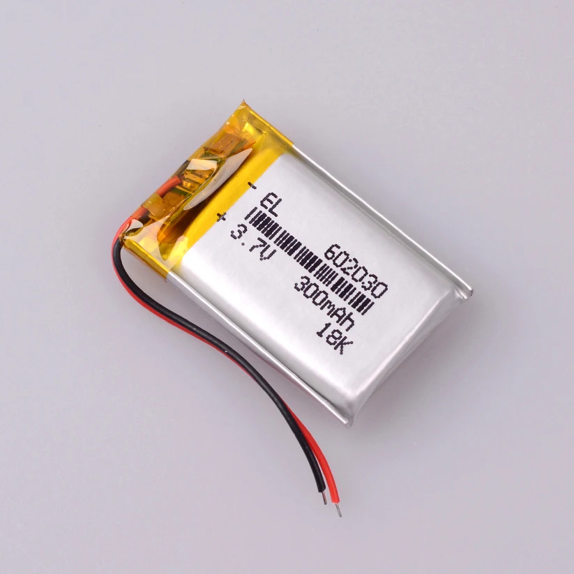 3.7V 300mAh 602030 Lithium li-Polymer Li-ion Battery for headphones mouse avto registratora video recorder-found mouse Bloody R7