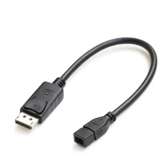 DisplayPort DP Male to Mini DP Female Cable 20cm for Displays HDTV Monitor