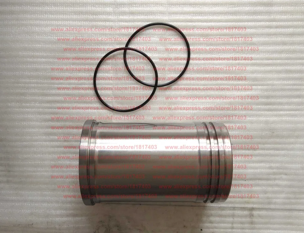 

TY295.2-7 (TY395I.2-7) Cylinder Liner/Cylinder Sleeve(L:184mm) + TY295.2-8 water ring, Jiangdong engine parts, TY295IT, TY395IT