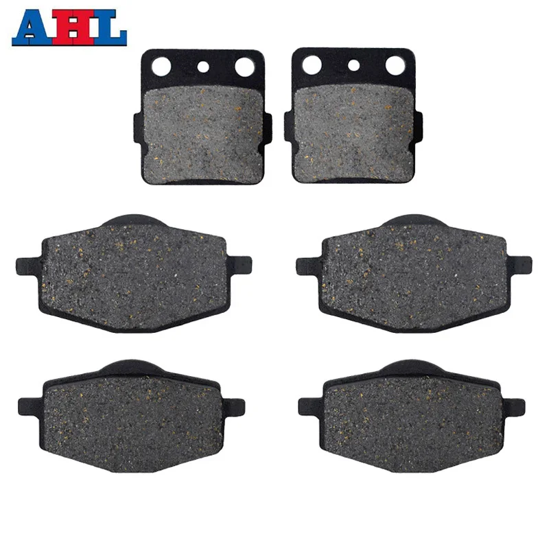 For YAMAHA BANSHEE YFZ350 YFZ 350 1987 1988 1989 WARRIOR YFM350 YFM 350 1987 1988 T U W  Motorcycle Front Rear Brake Pads