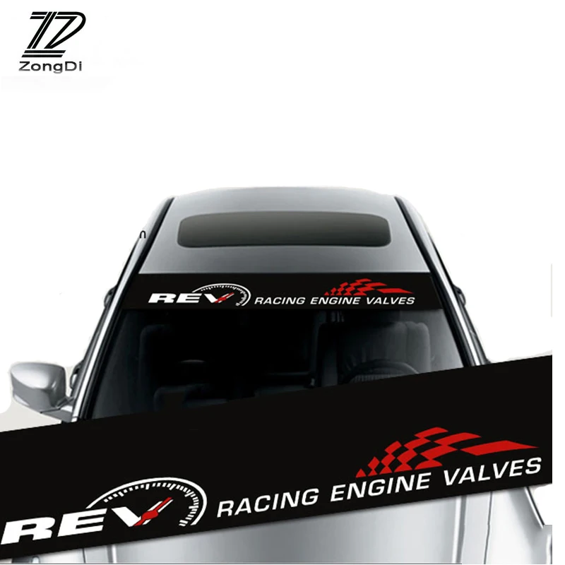 

ZD For VW Passat B5 B6 Polo Golf 4 5 Chevrolet Cruze Lada Granta RAM Car Styling Windshield Window Sunshade Decal Sticker Cover