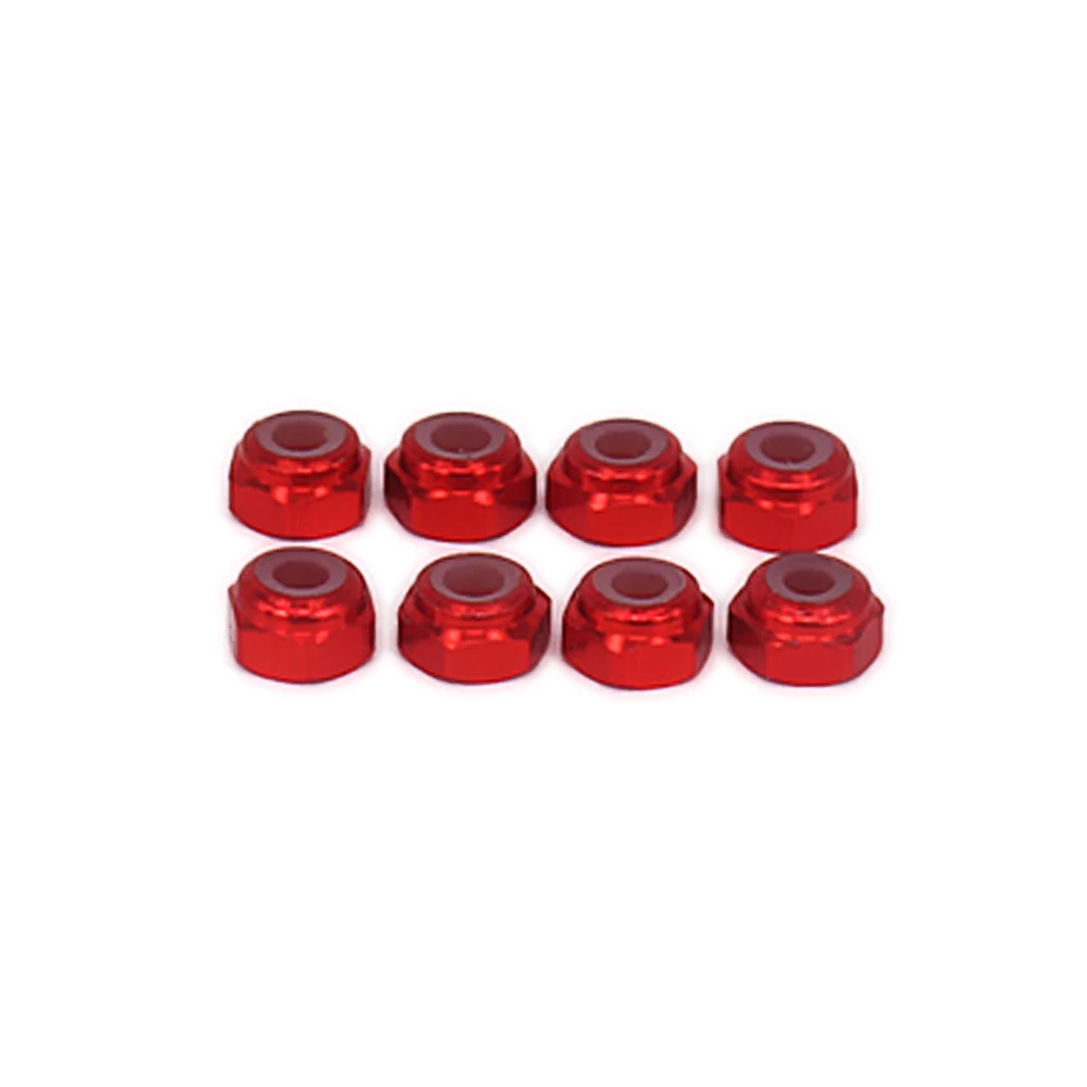 8pcs RCAWD Wheel Hex Lock Nut Tire Nut For Rc Hobby Model Car 1/18 Wltoys A959 A969 A979 K929 etc Tire Nut Hex Lock Hop-up Parts