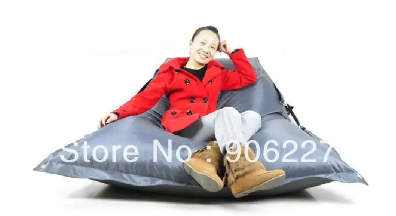 

The original !! outdoor buggle up grey bean bag, garden beanbag sofa chair - free shipping