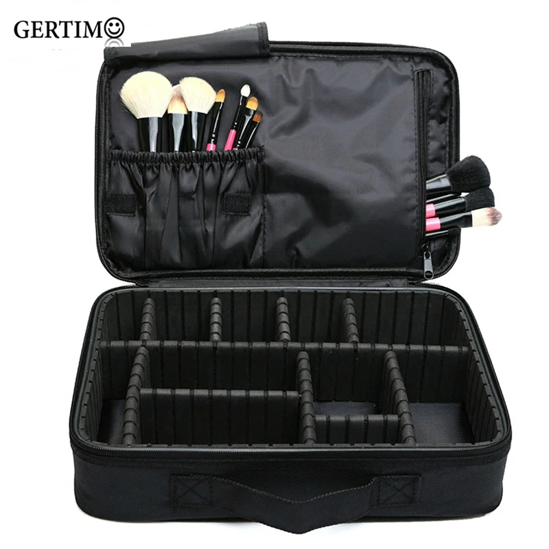 Women High Quality Professional Makeup Organizer Bolso Mujer Cosmetic Case Large Capacity Storage Bag Disassembly Suitcases