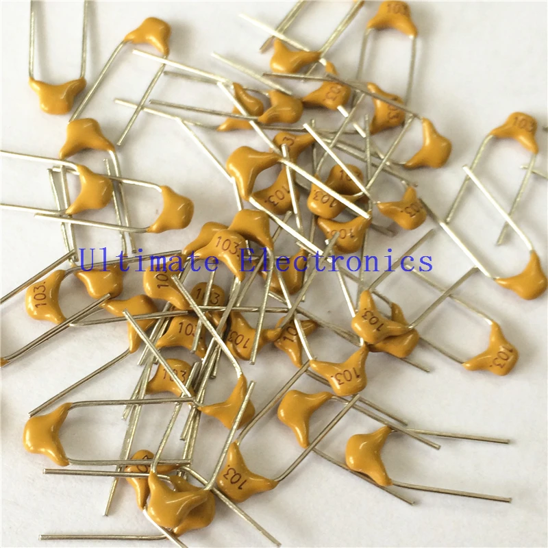 100 pçs/lote capacitor cerâmico multicamadas 103 50 v 10nf 103 m p = 5.08mm