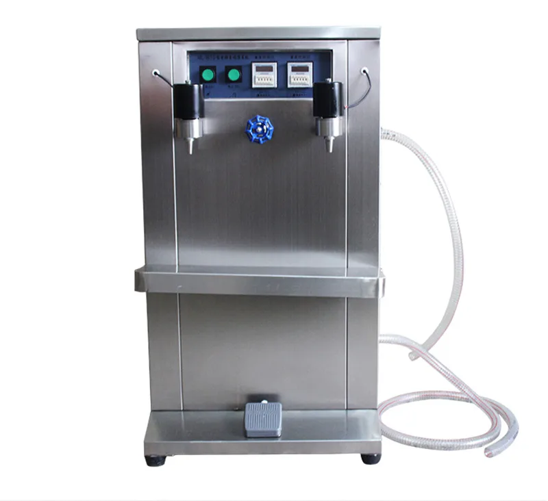 Macchina di rifornimento liquida della doppia testa di ML-W10, macchina di rifornimento liquida elettrica della pompa di aspirazione, macchina di rifornimento liquida della pompa di autoadescante