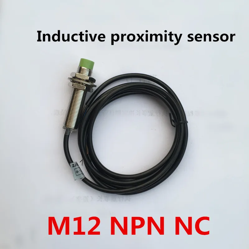 

M12 DC6-36v NPN NC/normally close proximity inductive sensor switch 3 wires detection distance 4mm CE metal sensor 5 pieces/lot