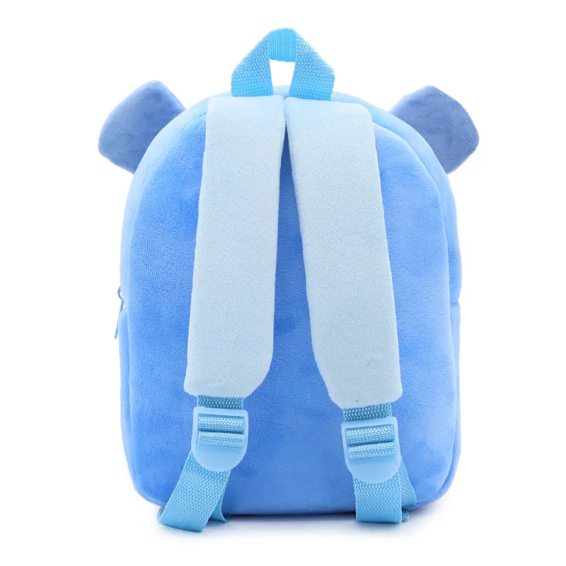 Mochilas escolares macias para crianças, mochilas escolares adoráveis de pelúcia fofas para jardim de infância, meninos, meninas, desenho de animal