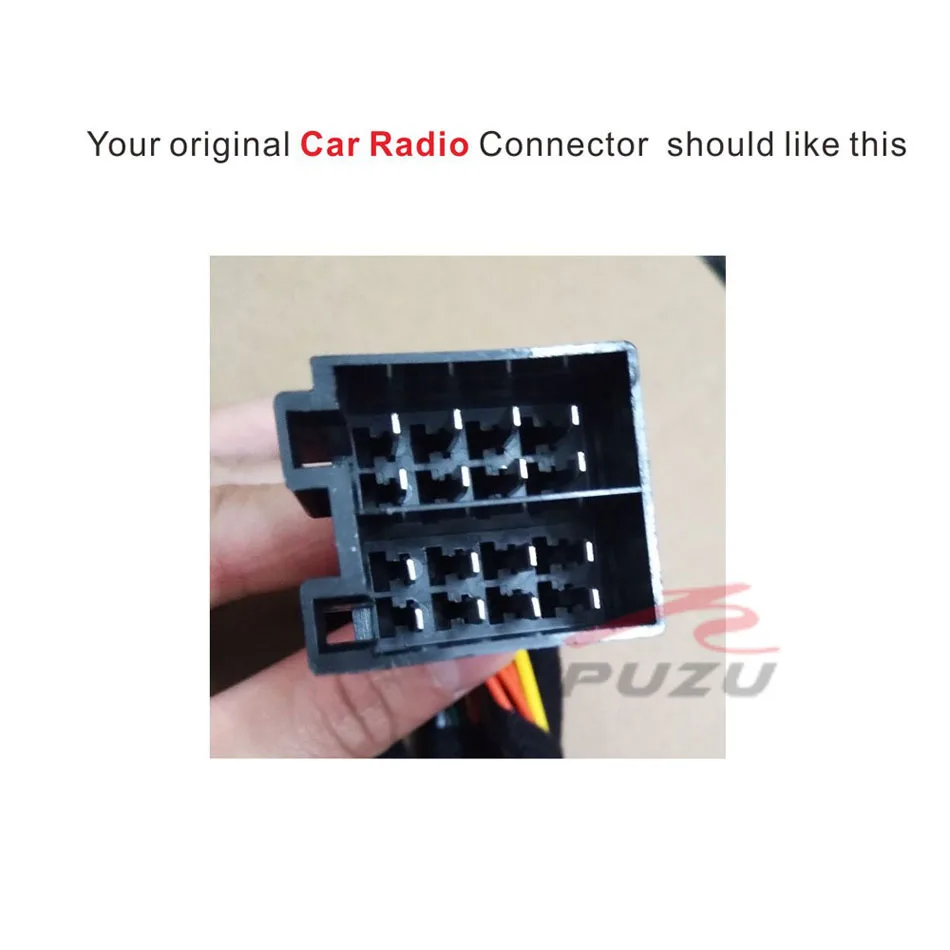 PUZU #4 Car DSP Amplifier ISO PLUG special-tail line socket plug and play