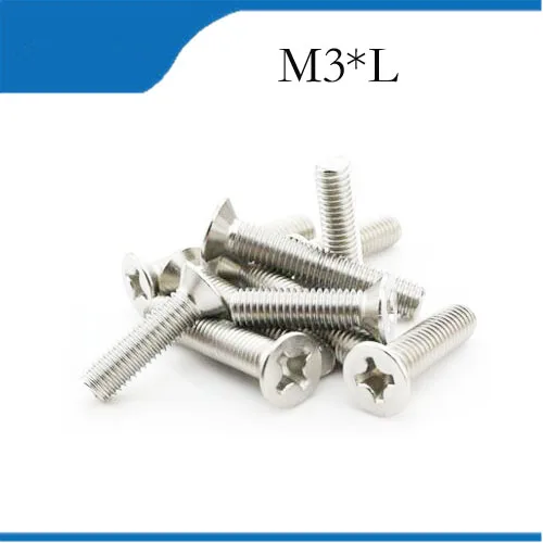 50pcs M3 Screw M3x4/5/6/8/10/12mm Match M3 Copper Cylinder M3 Parafuso Tornillos High Quality