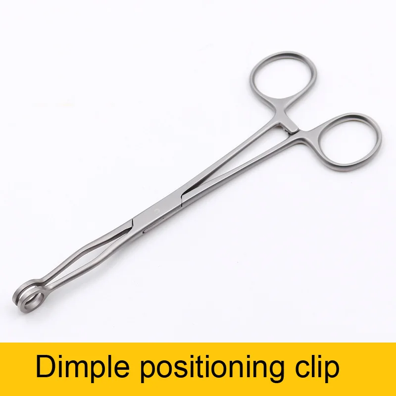 Makeup tools Beauty stainless steel dimple positioning clamp dimple regenerator quality dimple modeling rake tool  Tweezer