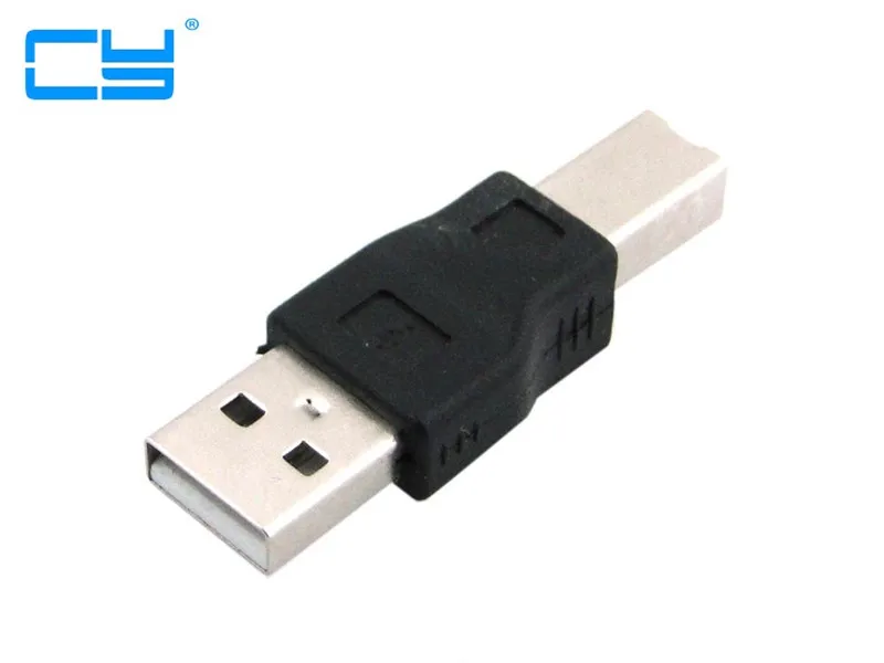 

10pcs Cabo USB Um Macho para B macho Conversor Adaptador de Cabo de Impressora Scanner