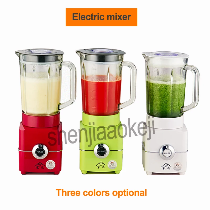 

1pc Food blender Electric Fruit vegetable Juicer for Juice/Ice/Meat /soy milk/grinding 1.5L mixer ice sand machine 220v 500w