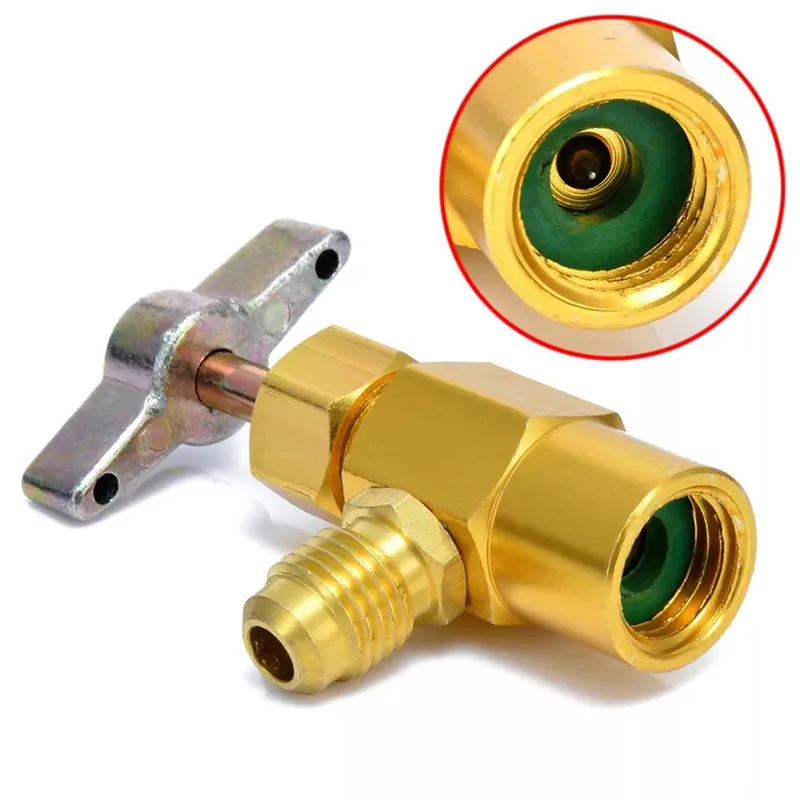 r134a Refrigerant Brass Tap Can Dispensing Valve Bottle Opener 1/2\