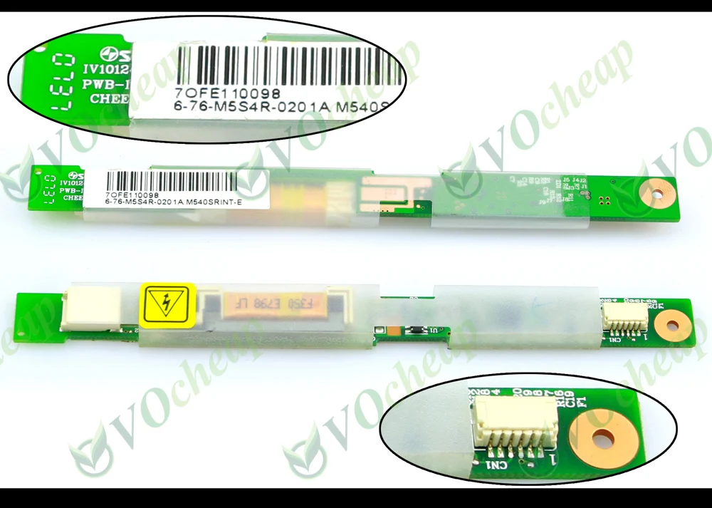 LCD Inverter FOR Clevo m540 srint-e - PWB-IV10124T/A1-E-LF, 6-76-M5S4R-0201A, IV10124/T-LF