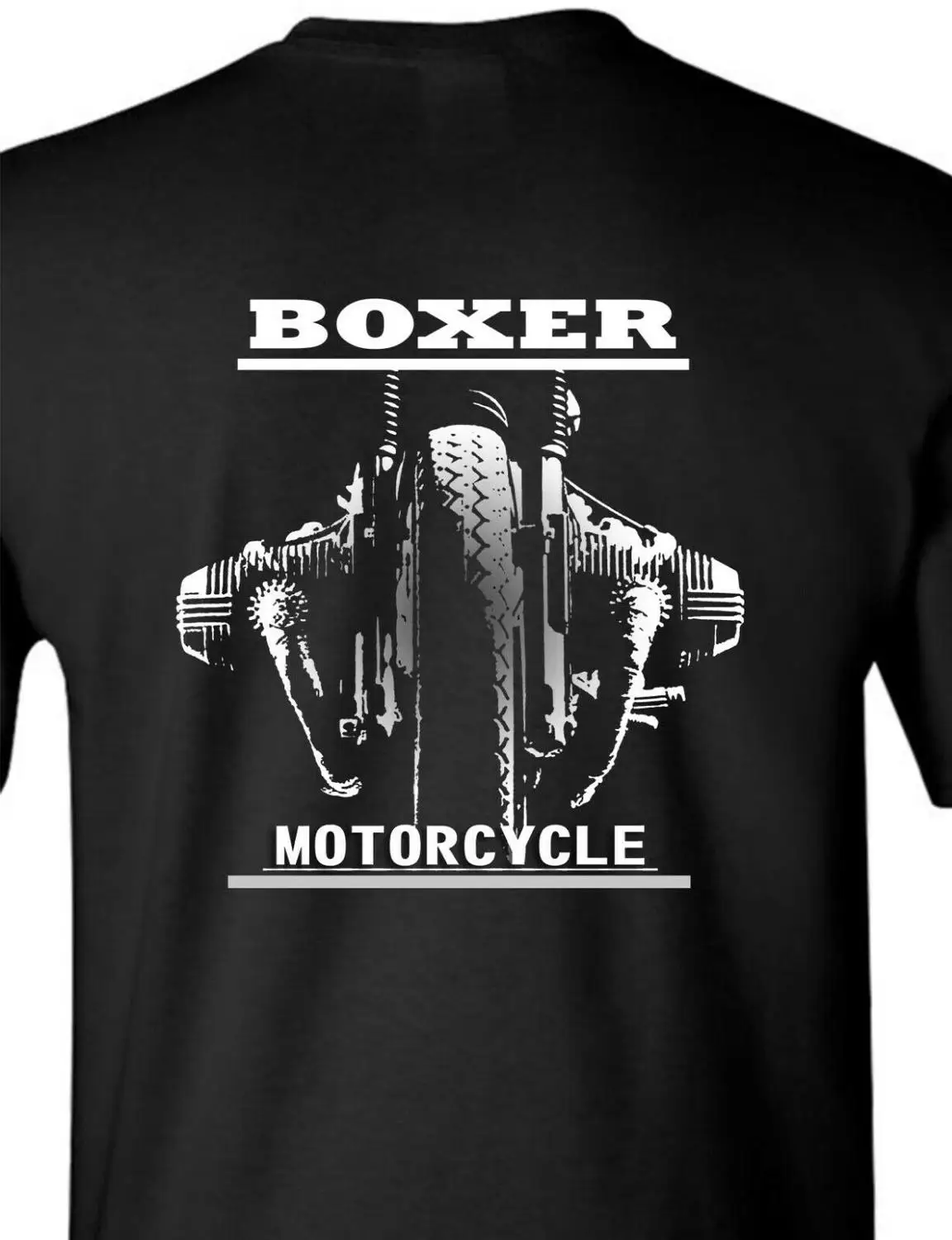 Double Side R 1200Gs Boxer Classic Motorcycle Power Biker Motorrad 2019 T Shirts for Men Cotton Summer Style Men T Shirt Clothes