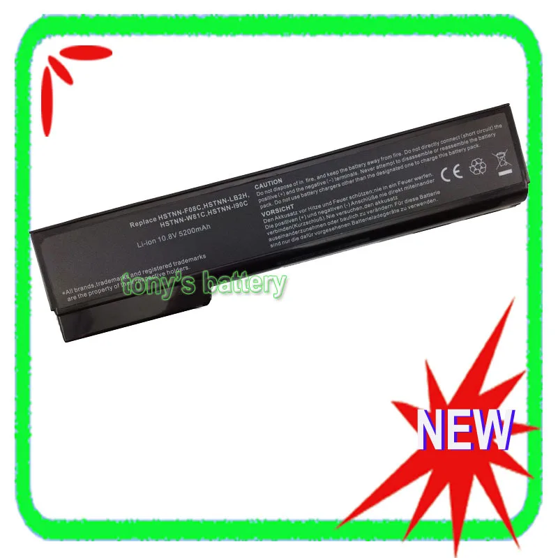 

6Cell Battery for HP EliteBook 8460p 8560p 8460w 8470p 8570p 8470w HSTNN-LB2H CC06 HSTNN-F08C 628668-001 628670-001