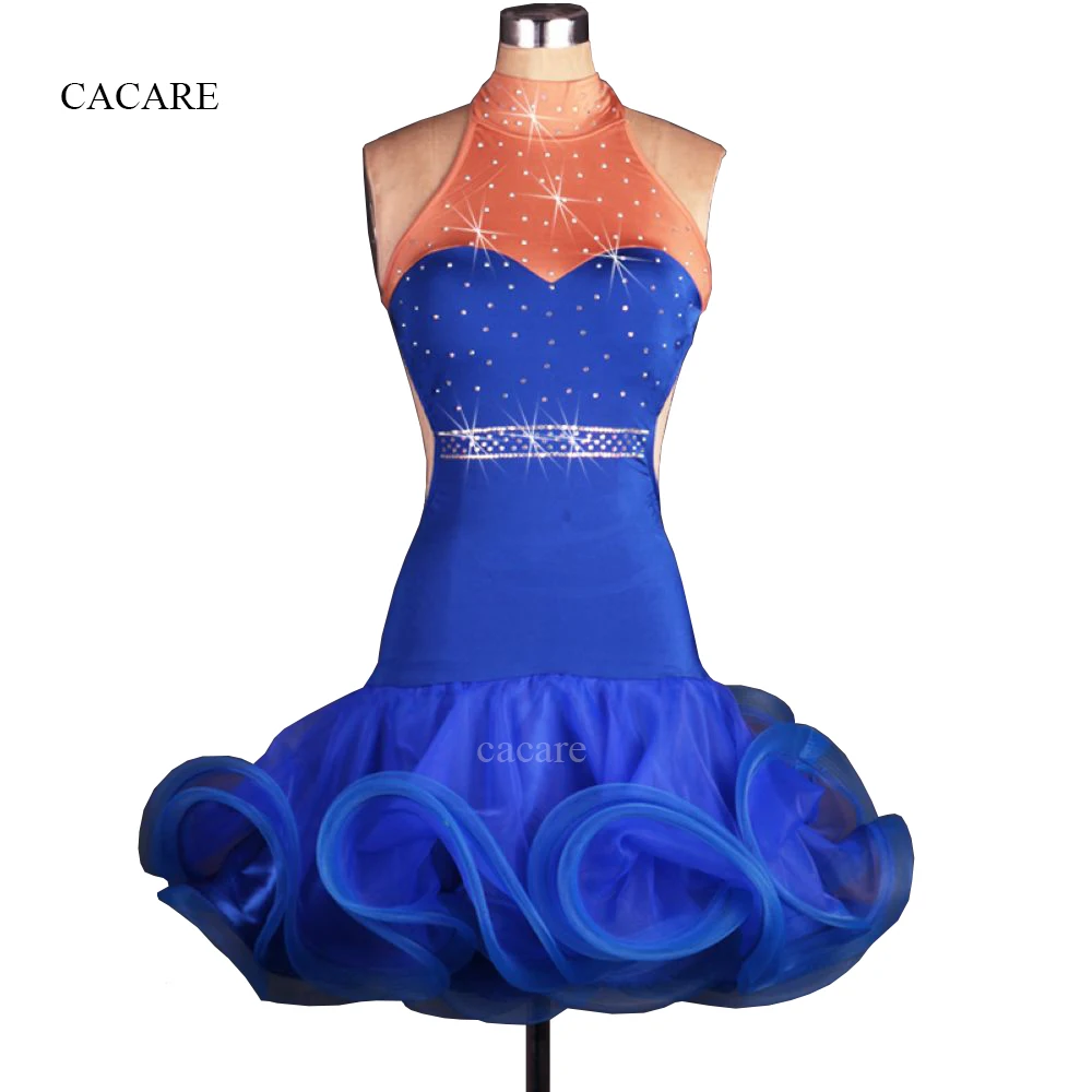 

CACARE Latin Dance Dress Women Girls Latin Dance Competition Dresses Costume Latino Salsa Female Clothing D0137 Customize