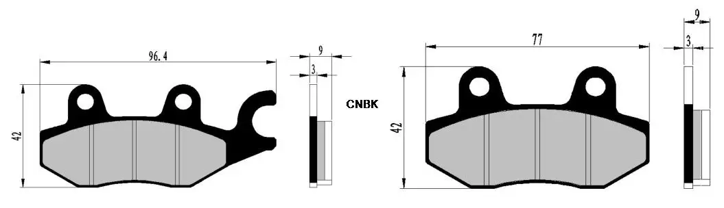 منصات الفرامل ل DAELIM VJ125 VJ 125 Roadwin 2004 2005 2006 2007 2008 2009 2010 2011 2012 2013 / W.K.BIKES WK125 WK 125 R 4T 10-13
