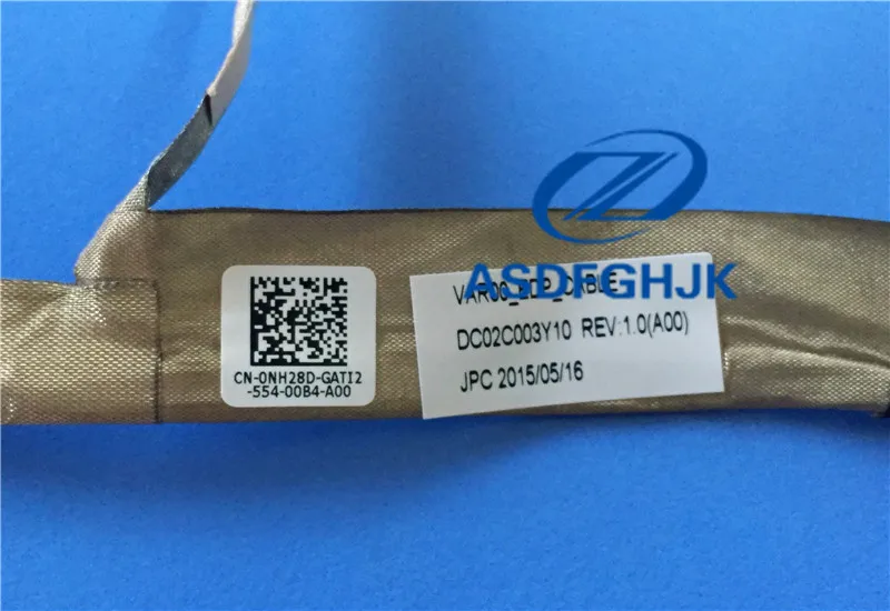 Original para dell para alienware m14x r1 lvds cabo 0nh28d CN-0NH28D dc02c003y10 100% teste ok