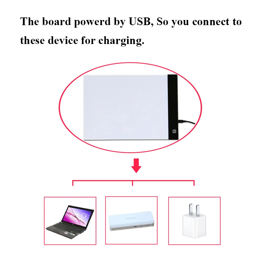 Beiaidi-tablet gráfico para escrita e pintura, estêncil a4, led, luz regulável, para desenho, cópia, painel de desenho