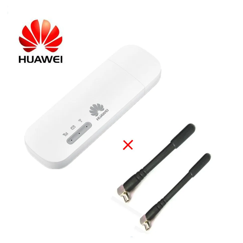 For Unlocked Huawei E8372 with 2pcs Antenna 150M LTE USB Wingle LTE 4G USB WiFi Modem dongle car wifi E8372h-153 E8372h-608