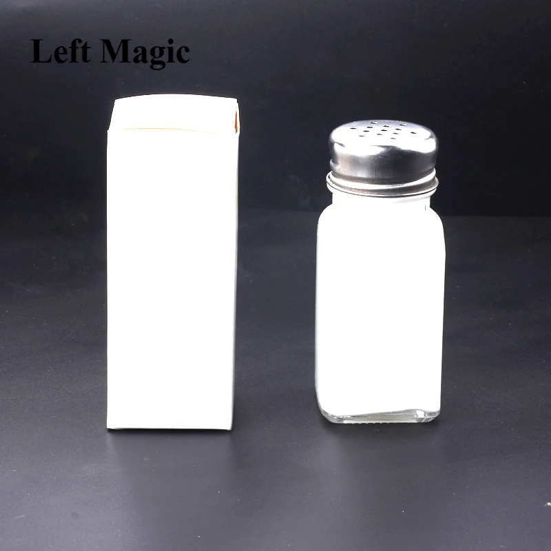 1pcs Squeaky Salt Shaker Magic Tricks Close Up Street Stage Magic Props Illusion Accessories Mentalism G8039