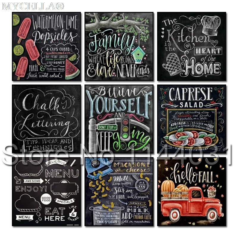 5D Diy Diamond Painting Chalkboard Sign Car Mosaic full Embroidery Cross Stitch Kit Sweet Tea Recipe Needlework Decorations